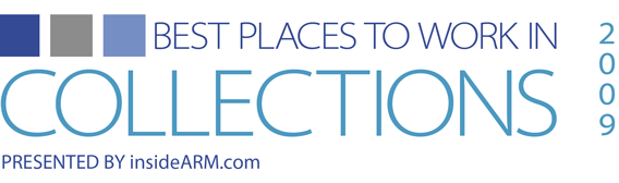 Best Places to Work in Collections 2009 Logo