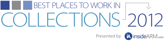 Best Places to Work in Collections 2012 Logo