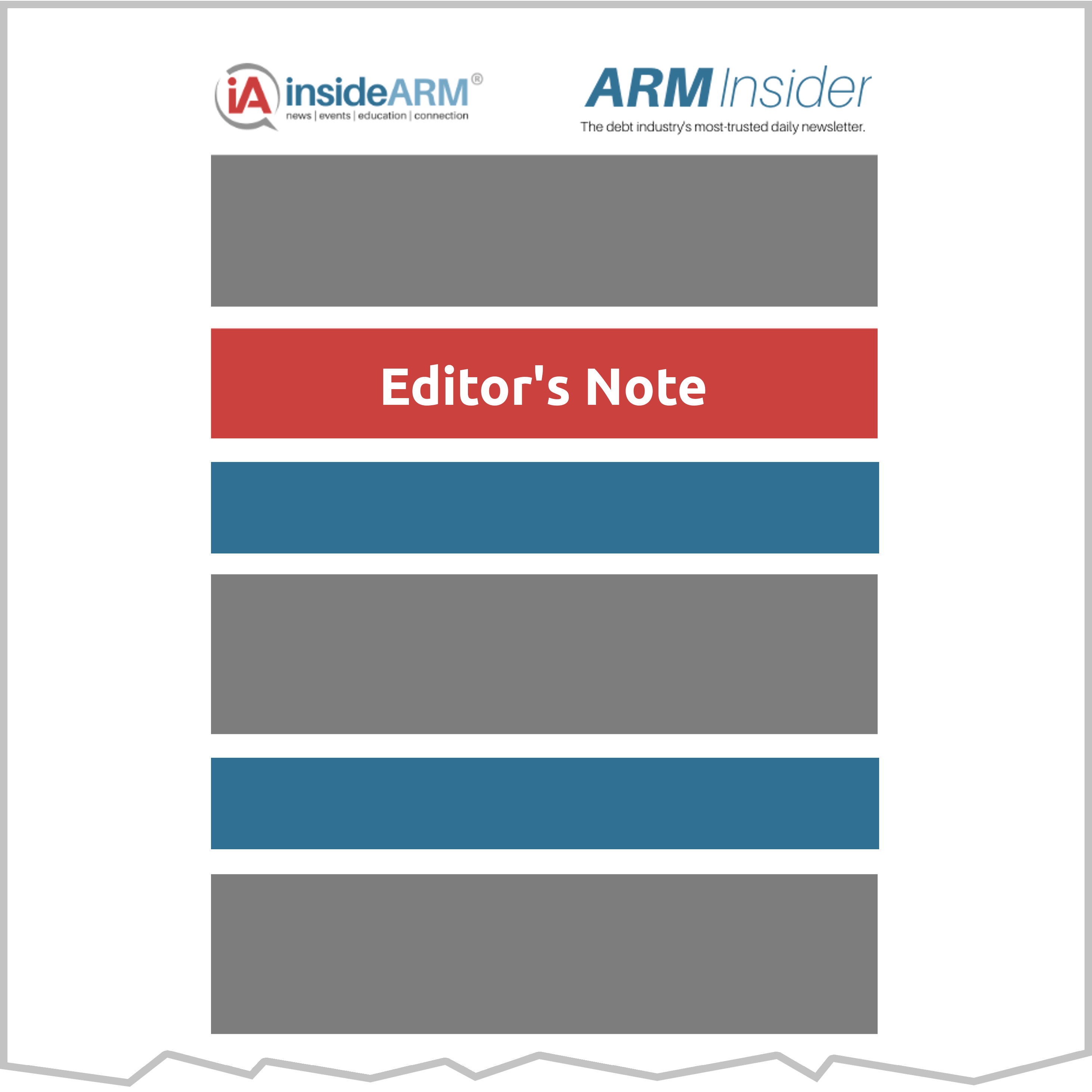 Diagram of editor's note placement