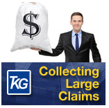 Information on debt collection of large commercial accounts