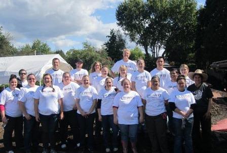 PCS employees at United Way’s 2013 Day of Caring