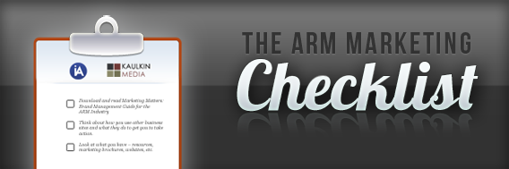 The ARM Marketing Checklist
