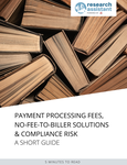 Payment Processing Fees, No-fee-to-biller Solutions & Compliance Risk - A Short Guide [Image by creator Research Assistant from insideARM]